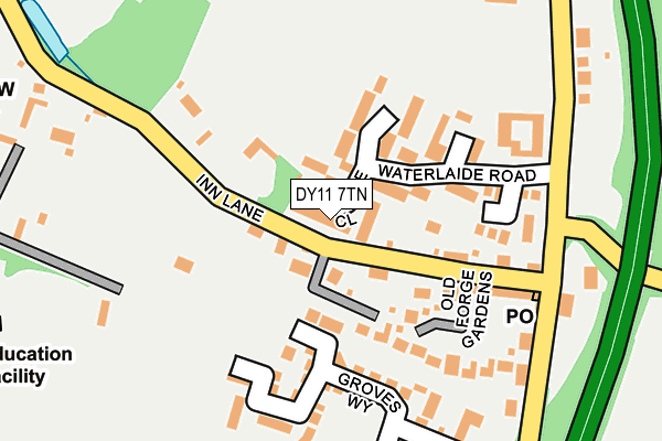 DY11 7TN map - OS OpenMap – Local (Ordnance Survey)