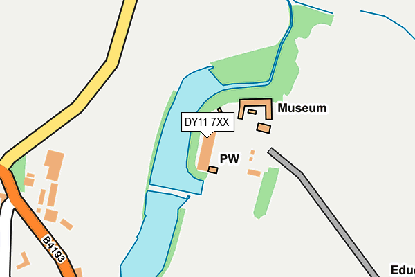 DY11 7XX map - OS OpenMap – Local (Ordnance Survey)