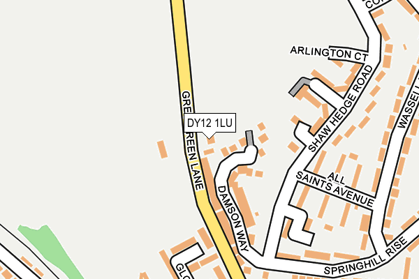 DY12 1LU map - OS OpenMap – Local (Ordnance Survey)