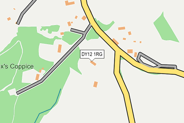DY12 1RG map - OS OpenMap – Local (Ordnance Survey)