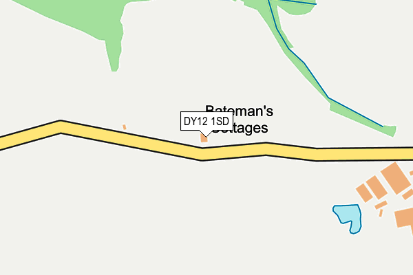 DY12 1SD map - OS OpenMap – Local (Ordnance Survey)