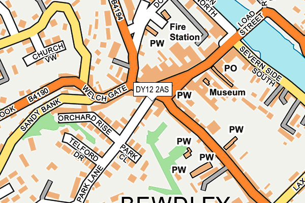 Map of COWLEY ESTATES LIMITED at local scale