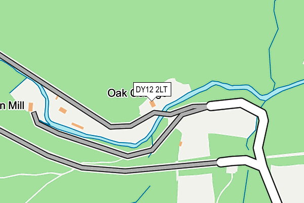 DY12 2LT map - OS OpenMap – Local (Ordnance Survey)