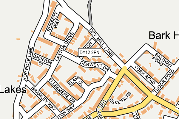 DY12 2PN map - OS OpenMap – Local (Ordnance Survey)