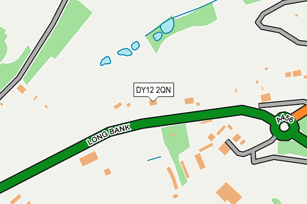 DY12 2QN map - OS OpenMap – Local (Ordnance Survey)