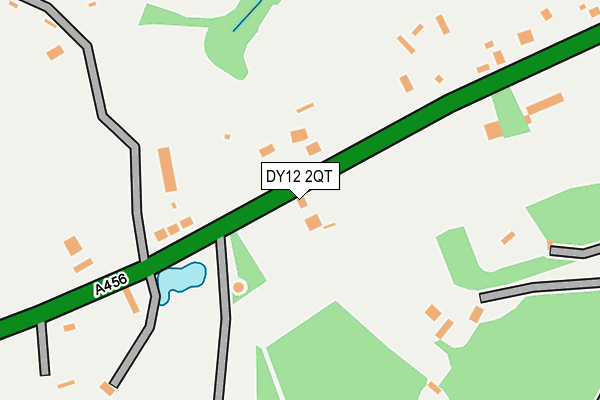 DY12 2QT map - OS OpenMap – Local (Ordnance Survey)