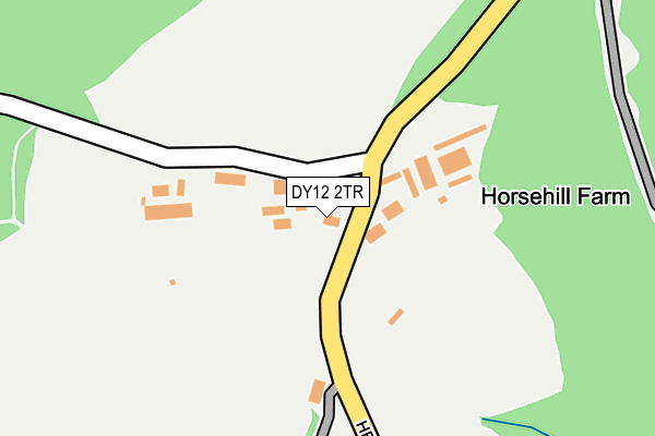 DY12 2TR map - OS OpenMap – Local (Ordnance Survey)