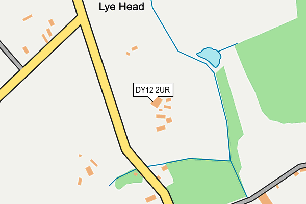 DY12 2UR map - OS OpenMap – Local (Ordnance Survey)