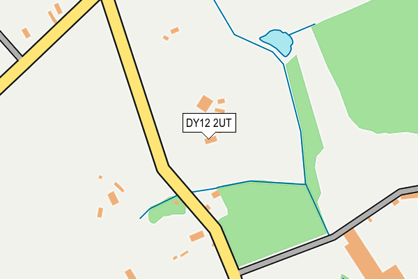 DY12 2UT map - OS OpenMap – Local (Ordnance Survey)