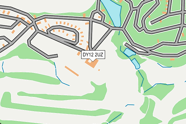 DY12 2UZ map - OS OpenMap – Local (Ordnance Survey)