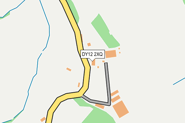 DY12 2XQ map - OS OpenMap – Local (Ordnance Survey)