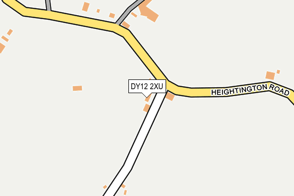 DY12 2XU map - OS OpenMap – Local (Ordnance Survey)