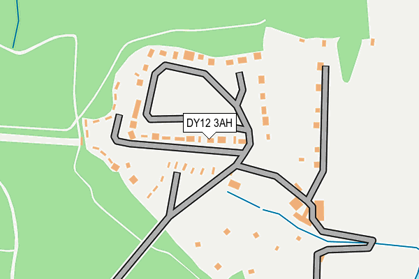DY12 3AH map - OS OpenMap – Local (Ordnance Survey)