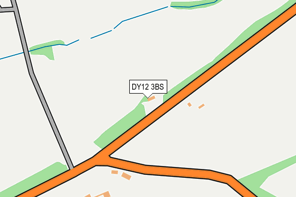 DY12 3BS map - OS OpenMap – Local (Ordnance Survey)