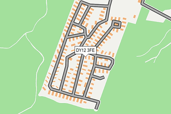 DY12 3FE map - OS OpenMap – Local (Ordnance Survey)