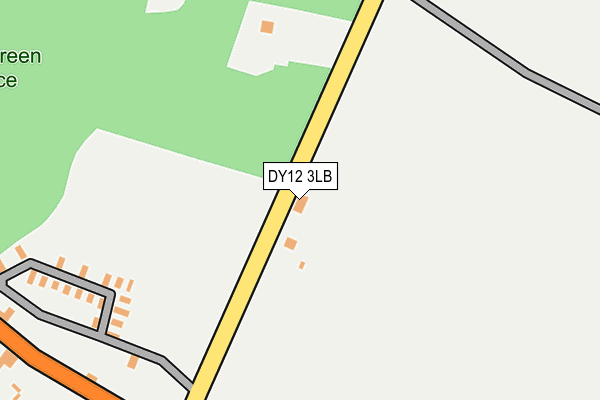 DY12 3LB map - OS OpenMap – Local (Ordnance Survey)