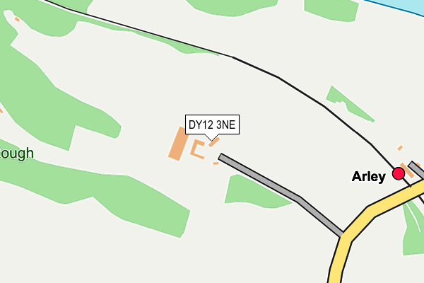 DY12 3NE map - OS OpenMap – Local (Ordnance Survey)