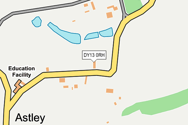 DY13 0RH map - OS OpenMap – Local (Ordnance Survey)