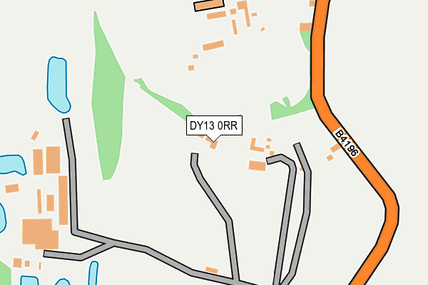 DY13 0RR map - OS OpenMap – Local (Ordnance Survey)