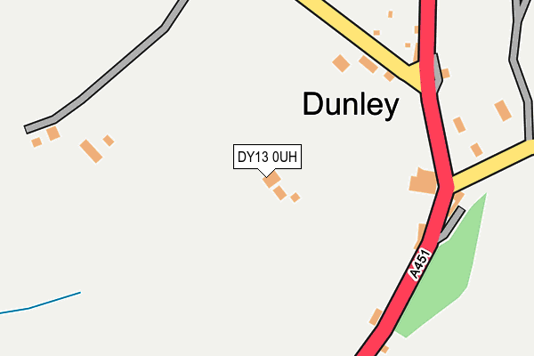 DY13 0UH map - OS OpenMap – Local (Ordnance Survey)