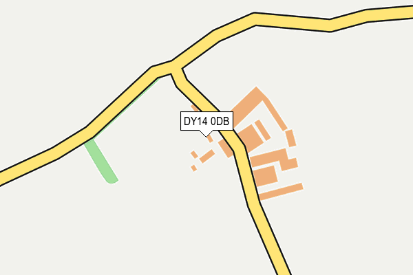 DY14 0DB map - OS OpenMap – Local (Ordnance Survey)