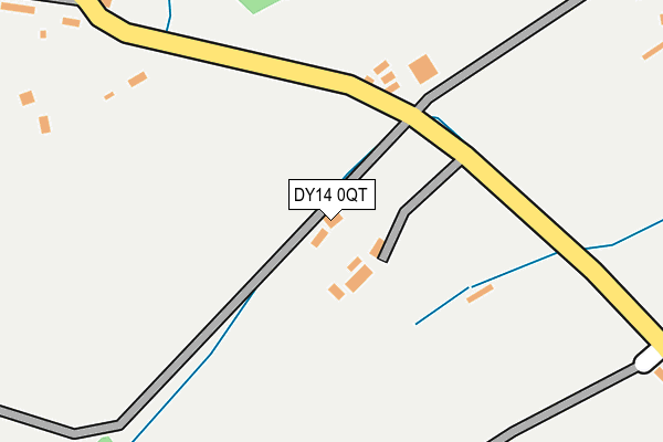 DY14 0QT map - OS OpenMap – Local (Ordnance Survey)