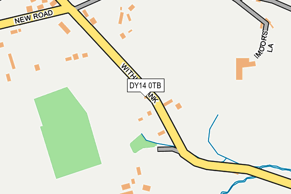 DY14 0TB map - OS OpenMap – Local (Ordnance Survey)
