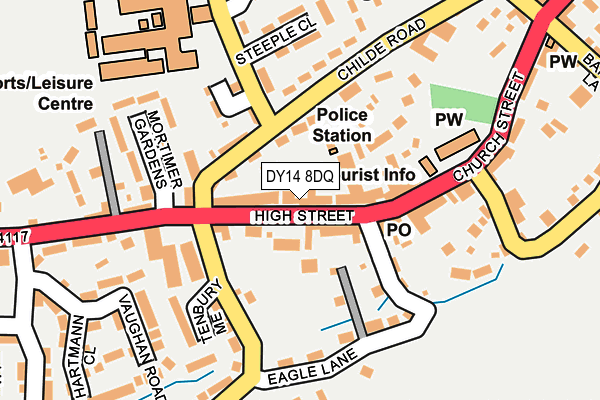 Map of RED HARE LIMITED at local scale