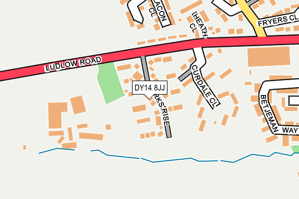 Map of M MORRIS CONTRACTING LIMITED at local scale