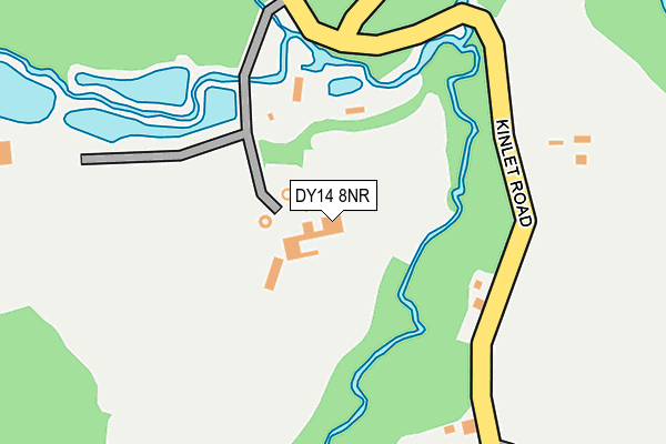 DY14 8NR map - OS OpenMap – Local (Ordnance Survey)