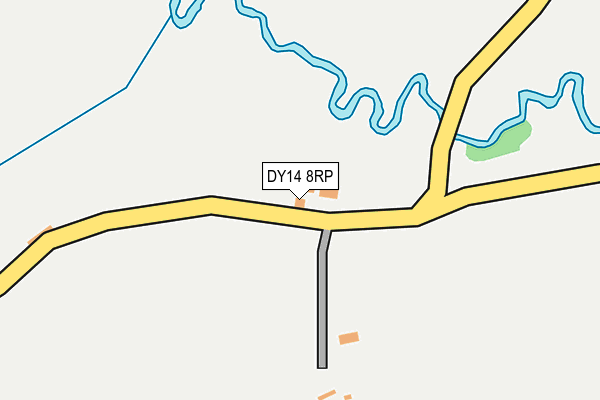 DY14 8RP map - OS OpenMap – Local (Ordnance Survey)