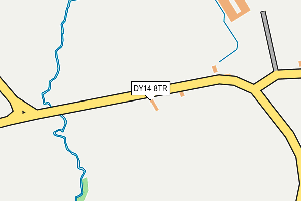 DY14 8TR map - OS OpenMap – Local (Ordnance Survey)