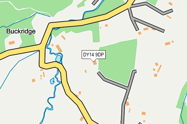 DY14 9DP map - OS OpenMap – Local (Ordnance Survey)