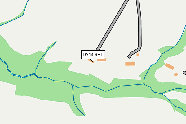 DY14 9HT map - OS OpenMap – Local (Ordnance Survey)
