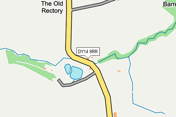 DY14 9RR map - OS OpenMap – Local (Ordnance Survey)