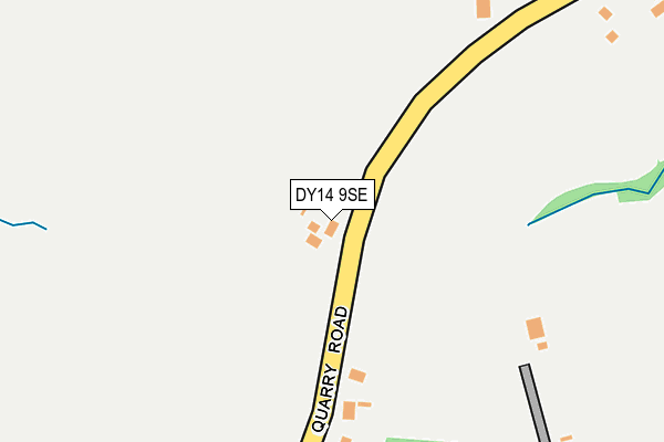 DY14 9SE map - OS OpenMap – Local (Ordnance Survey)