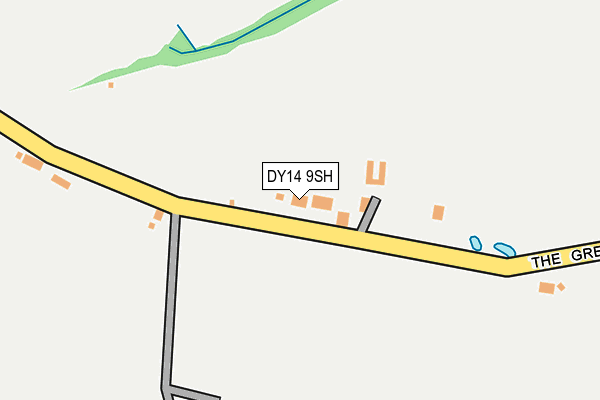 DY14 9SH map - OS OpenMap – Local (Ordnance Survey)