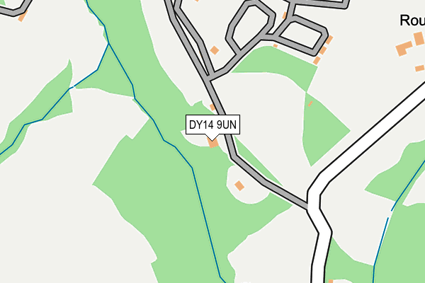 DY14 9UN map - OS OpenMap – Local (Ordnance Survey)