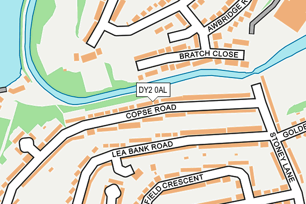 DY2 0AL map - OS OpenMap – Local (Ordnance Survey)