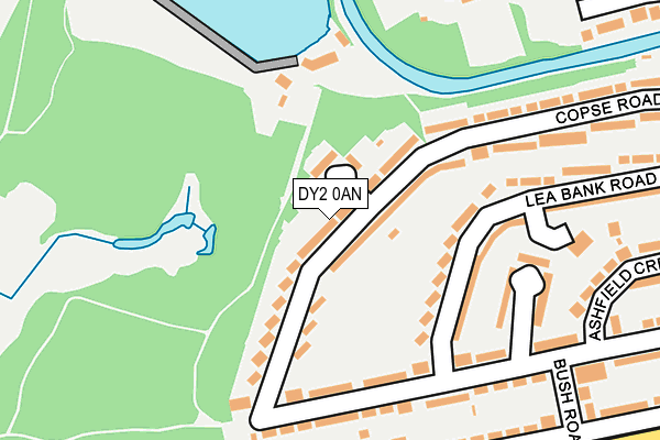 DY2 0AN map - OS OpenMap – Local (Ordnance Survey)