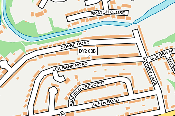 DY2 0BB map - OS OpenMap – Local (Ordnance Survey)