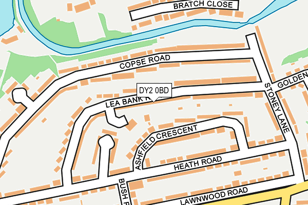 DY2 0BD map - OS OpenMap – Local (Ordnance Survey)
