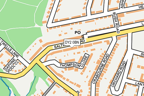DY2 0BN map - OS OpenMap – Local (Ordnance Survey)