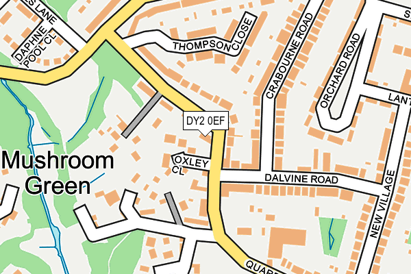 DY2 0EF map - OS OpenMap – Local (Ordnance Survey)