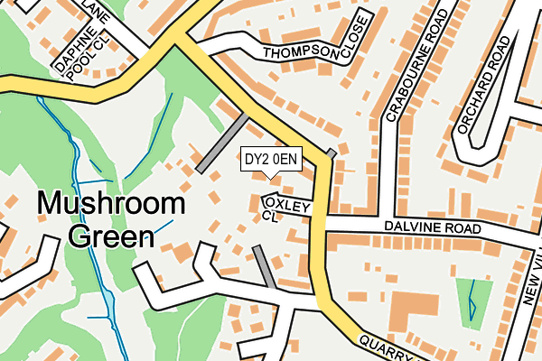 DY2 0EN map - OS OpenMap – Local (Ordnance Survey)