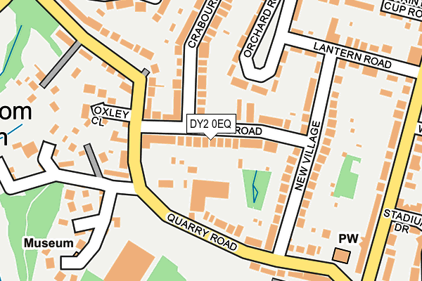 DY2 0EQ map - OS OpenMap – Local (Ordnance Survey)