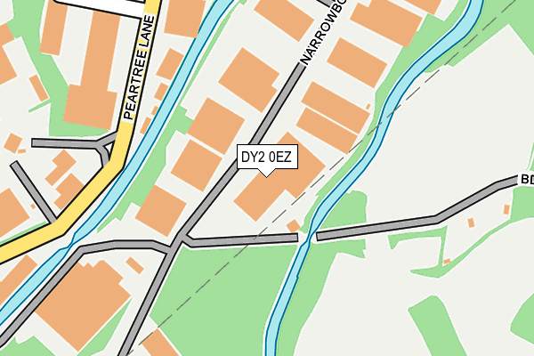 DY2 0EZ map - OS OpenMap – Local (Ordnance Survey)