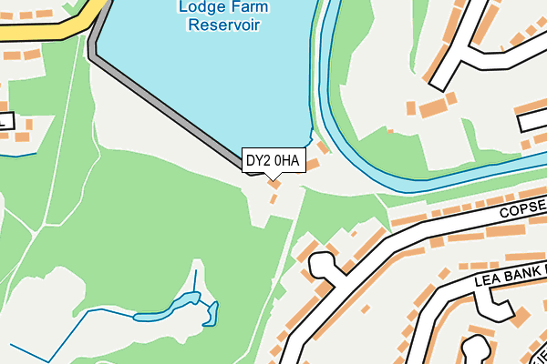 DY2 0HA map - OS OpenMap – Local (Ordnance Survey)