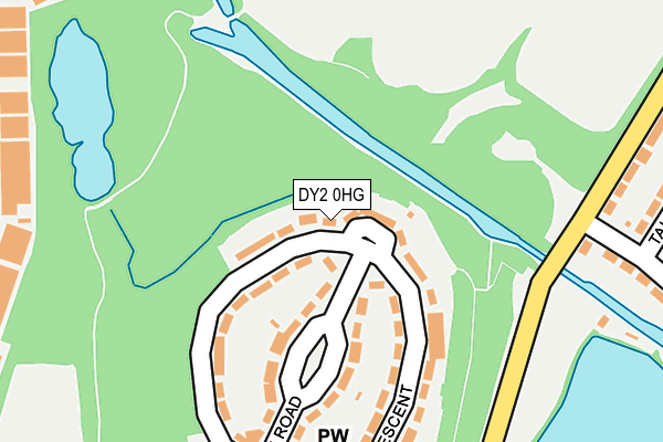 DY2 0HG map - OS OpenMap – Local (Ordnance Survey)