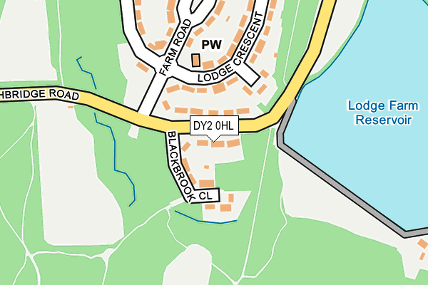 DY2 0HL map - OS OpenMap – Local (Ordnance Survey)